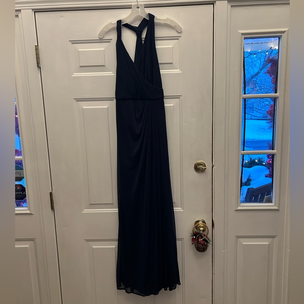 Navy bridesmaids dresses, two available